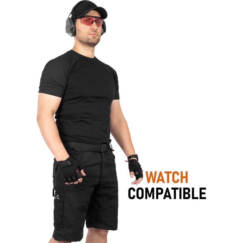 ACE Schakal Fingerless Gloves - Tactical Gloves without Fingers -