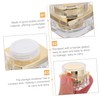 Housoutil 2pcs Travel Cream Dispenser Bottle Reusable Cosmetics Sample Box