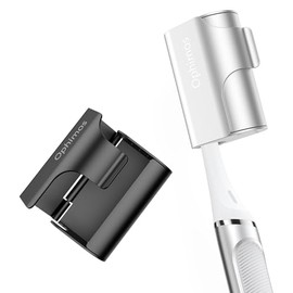 Ophioms - Funda protectora para cepillo de dientes de metal, funda protectora higiénica, se adapta a cabezales de cepillos de dientes electrónicos y manuales, para viajes en el hogar, camping, baño