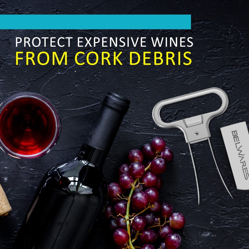 Ah So Wine Opener - Two Prong Cork Puller with