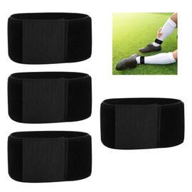 Pack of 4 Shin Pad Holders Football, Football Support Holder, Calf Protection, Shin Pad Holder, Children, Shin Pads, Men's Velcro, Shin Pads, Football Women, Men and Children
