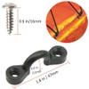 Coret 10pcs Deck Rope C Buckle Kayak Handle Buckle Pad