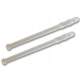 agdom24h_parts Espresso Machine Milk Suction Hoses, 2 Pieces, Transparent, compatible with Delonghi Dinamica ECAM