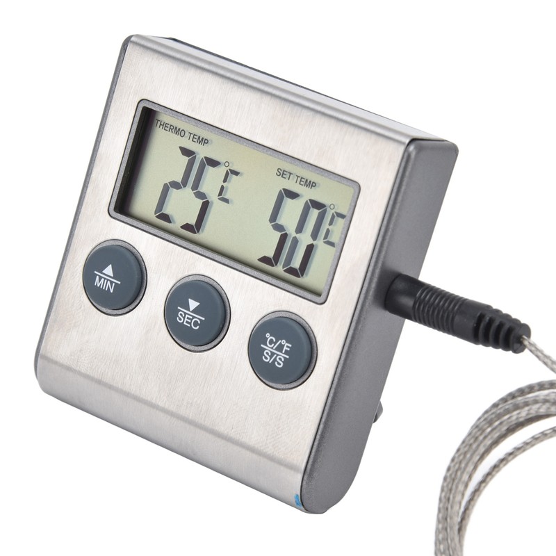 Digital Touchscreen Food Thermometers High Accuracy Waterproof Portable Meat Thermometers