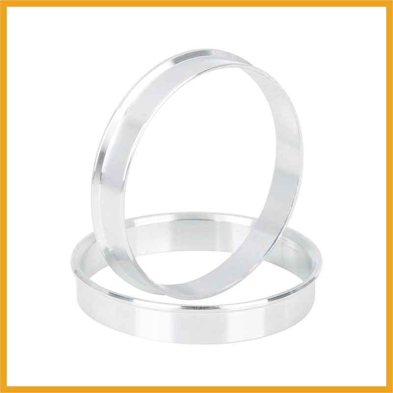 Partuto 4pcs 56.6 to 54.1 mm Aluminium Alloy Car Hub