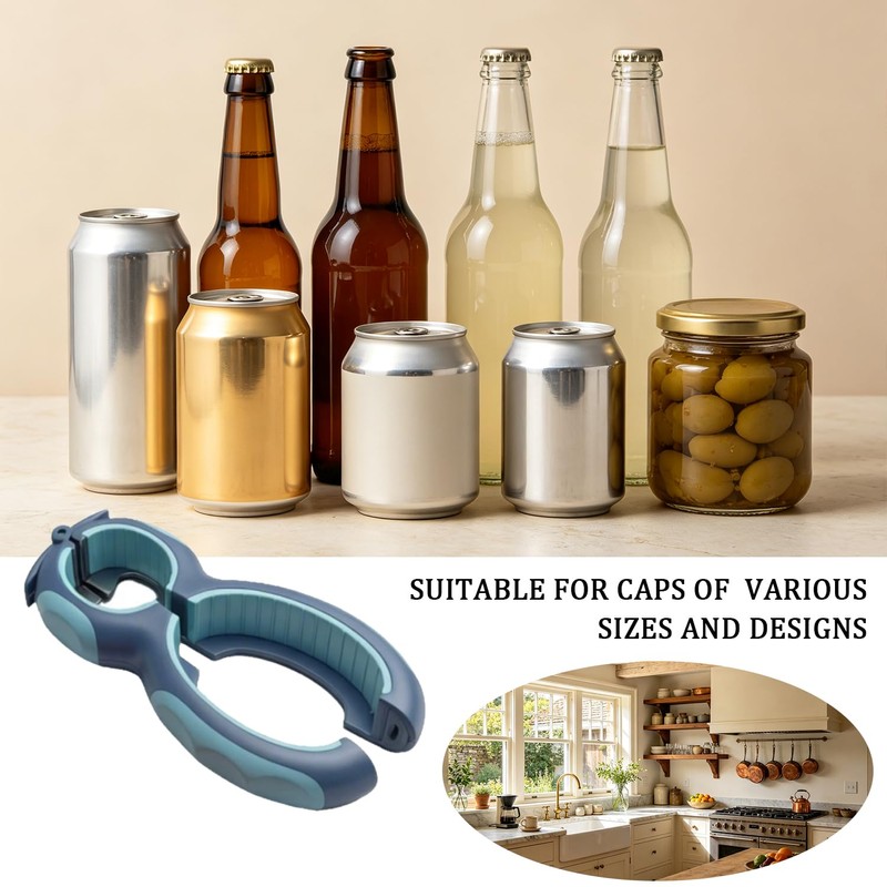 6 in 1 Multi Tool Bottle Opener for Seniors, Jar