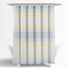 Lush Decor Medallion Ombre Shower Curtain, 72" x 72", Yellow