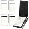 WEMATE 10 Pieces Small Notepad Holder Set Pocket Notebook -