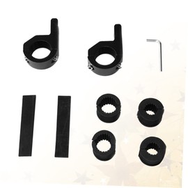 Vaguelly 1set Lamp Bracket for Off-Road Vehicles Auxiliary Light Clip Pads for Easy Installation Roll Cages and Tubes Black