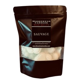 Moosehead candles Sauvage Scented Wax Melts, 10 Count, 1oz Each, Cologne Fragrance | resealable Pretty Bag (Sauvage Cologne for Men)