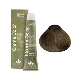 Solfine Crema Color Permanent Hair Color 65 ml, 5D Light Golden Chestnut