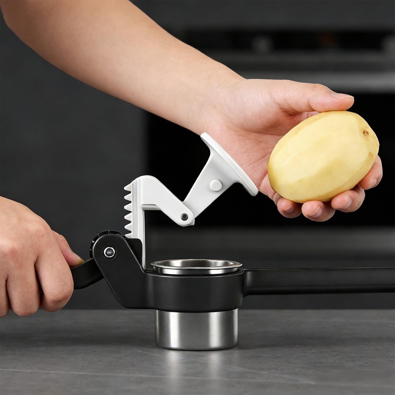 Potato Ricer - Betso Effortless Double-Gear Potato Ricer and Masher