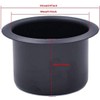 2Pcs Metal Sofa Recliner-Handles Cup Holder Insert Replacement Drink Can