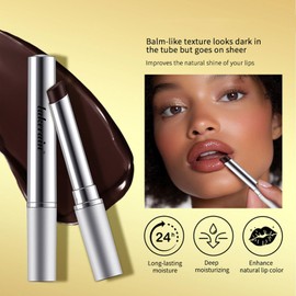 SWETIYOU Tinted Lip Balm, Hydrating & Nourishing Lip Balm, Honey Lip Balm in Black, Moisturizing Lip Care Balm for Dry Lips