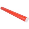 Long Pipe Bird Feeder Red Transparent Outdoor Bird Feeder Tube