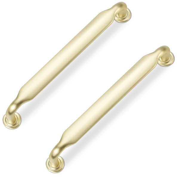KOMOTIA 10 Pack 5 Inch Cabinet Pulls Brushed Gold Kitchen