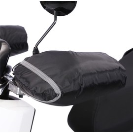 IBLUELOVER Motorcycle Handlebar Gloves Waterproof Motorbike Muffs Handlebar Warmers Windproof Winter Scooter Bike Gloves Mittens with Big Mouth for Motorcycles Scooters Bike Snowmobiles