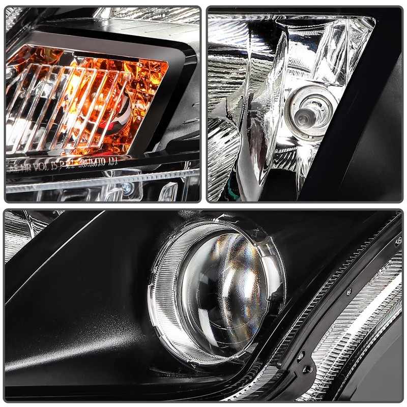 LBRST Headlight Assembly Fit 2010-2012 for Fusion Driver & Passenger