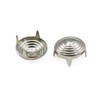 8mm SILVER 3/8" SPIRAL BEDAZZLER STUDS - 100 Pieces