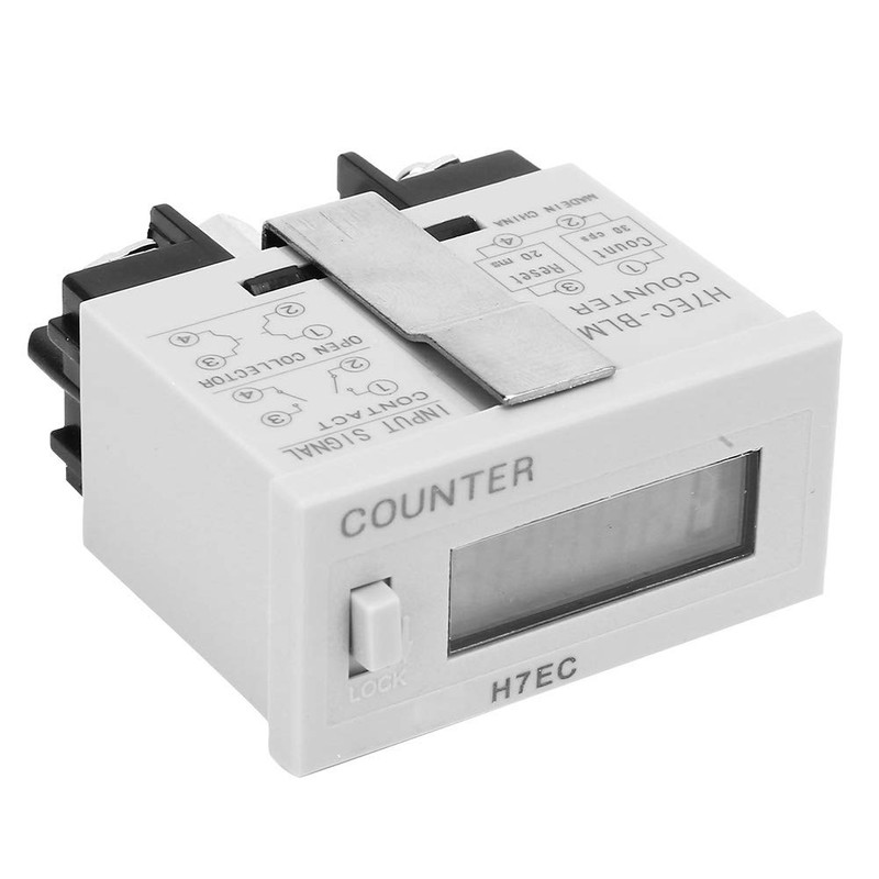 Hilitand H7EC-BLM Small Electronic Counter, 6 Digit Counter, 0-999999, Max