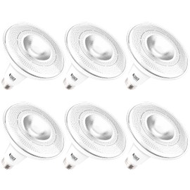 Sunco 6 Pack Outdoor Flood Light Bulb LED PAR38, Exterior Spotlight Bulbs, Weatherproof, 1050 LM, 13W (100W Equivalent), 5000K Daylight, Wet Rated, Dimmable, E26 Base UL