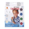 My First Tattoo - Temporary Glitter Tattoo Set for Boys