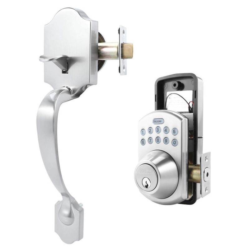 Toledo Fine Locks Córdoba Keyless Electronic Entrance Handleset