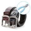 KONTONTY Leather Hole Punch Tool Durable Strap Punching Pliers with