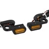 HDBUBALUS Motorcycle 12V LED Turn Signal Indicator for Harley Touring