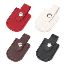 YFFSFDC Nipper Cap Edge Protection Cover Case Storage Cap Leather Protection Nipper Cap Nail Nipper Set of 4 Colors