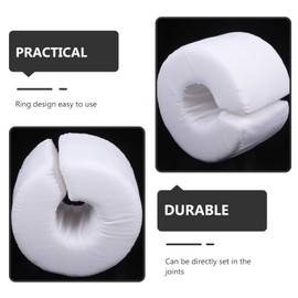 HEALIFTY Foot Traction Foot Support Sponge Hand Ring Nursing Mat Roll Over Mat Rehabilitation Care Pad Rest Bolster (White Hand Ring)