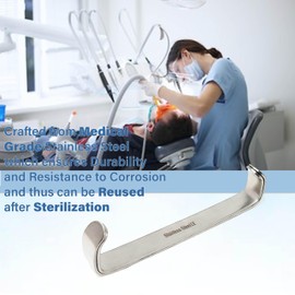 A2Z Scilab 2pc Farabeuf Retractors | Professional Dental Cheek Lip Tongue Retractors | Double Ended Examination Surgical Veterinary Dental Instruments Tools - Made of stainless Steel - 4 Inch