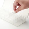 MUJI 82202915 Polypropylene Pill Case, L, 2.6 x 6.7 x