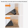 Heavy Duty Door Stopper, Adjustable Spring Loaded Door Stopper for