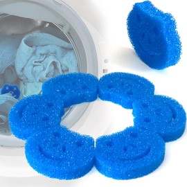 NewKe 6 Pack Blue Reusable Pet Hair Remover for Washer & Dryer, Effective Cat & Dog Hair Catcher for Clothes, Bedding, Lint and Fur Remover for Laundry, Safe and Durable for All Fabrics