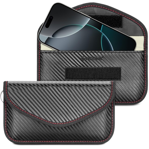 TICONN TICONN 2PK Faraday Bag for Key Fob, 7.75"X4.25" Faraday