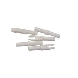 ZSHJGJR 50pcs Archery Arrow Nocks Plasticnock Arrow Tails Replacement Nock for ID 4.2mm Insert Nock Pin Arrow Tails Archery Arrow Shaft End Accessories (White)