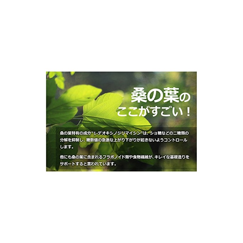 シードコムス 桑の葉 + キトサン 国産 サプリメント 約1ヶ月分 60粒