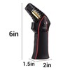 TriGear Professional Aluminum Culinary Refillable Adjustable Butane Torch Lighter for