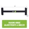 Heavy Weight .134 & .180 Gauge Commercial Door Hinge Adjustment