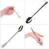 KADAX Long Stainless Steel Spoons, Spoon Set, Spoon for Latte,