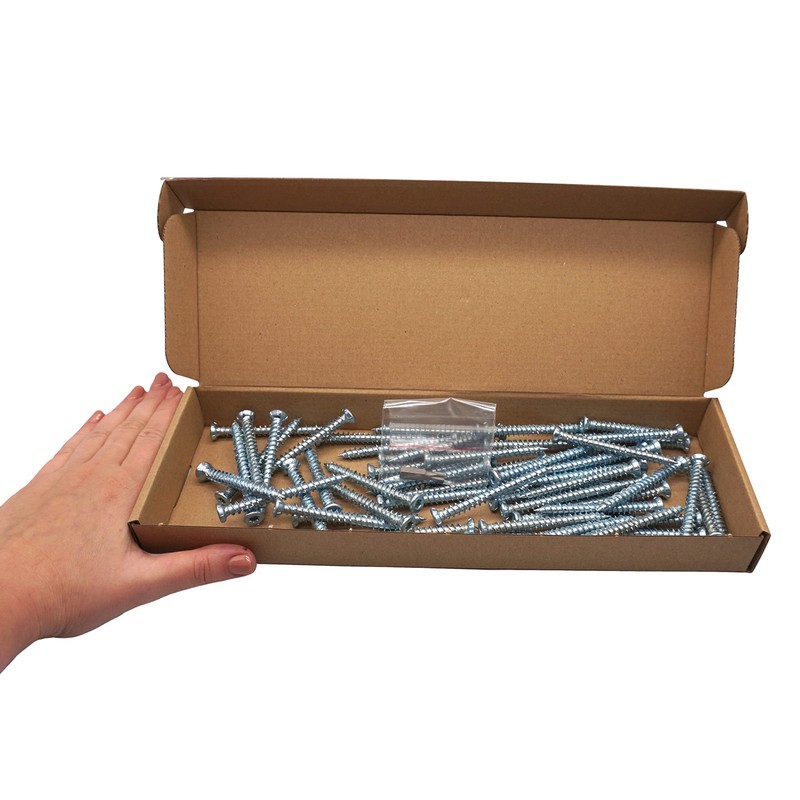 SKIR'CO (Pack of 60) Concrete Screws Galvanised 7.5 x 72mm