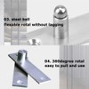 Jeffergarden 0 36 EU Pivot Hinge Furniture Hardware Heavy Duty