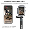 TELESIN Vertical Aluminum Cage Protective Case Frame Housing for Go