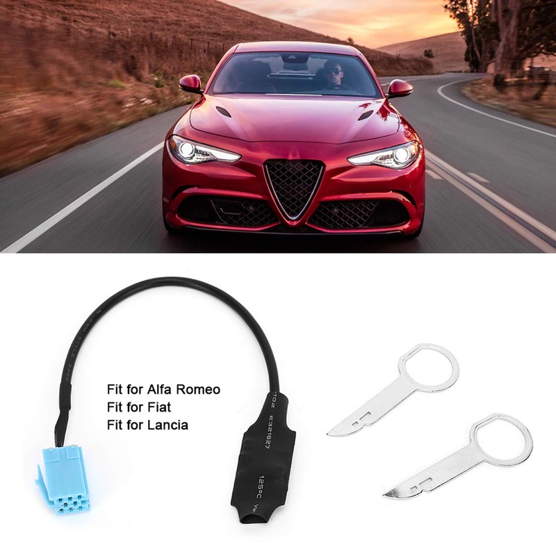 GOTOTOP Car Bluetooth Hands-Free Adapter for Car Radio, Aux Cable