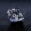 Dice Set – Dark Necromancer Polyhedral Dice with 3D Miniatures