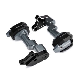 LEDISHUN Motorcycle Falling Protection Frame Slider Guard Anti (fit for CFMOTO Vehicle) 400NK 650NK (Gary,400NK/650NK)
