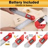 UNIPEC Digital Angle Finder Protractor, Angle Finder Ruler,Stainless steel 7inch