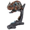 Chameleon Statue Sculpture Resin Chameleon Wild Animal Figurine Ornament for