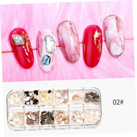 WOONEKY Nail Patches Set 12 Colors Nail Art Stickers Delicate Manicure Decals DIY Accessories for Women Easy to Apply